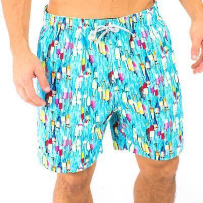 Michaels Buoys MultiColored Swim Shorts Xxl New